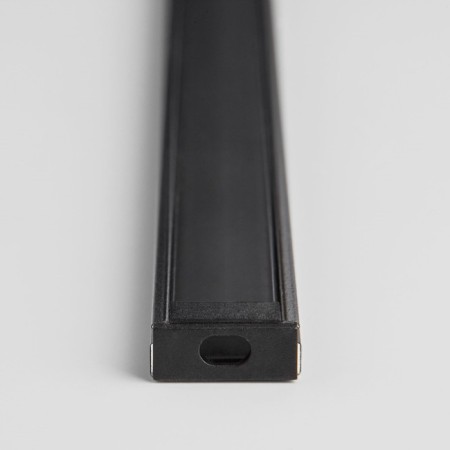 Overhead aluminum profile for Elektrostandard LED tape, LL-2-ALP006, 2000x15x6 mm, black color black-2