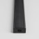 Overhead aluminum profile for Elektrostandard LED tape, LL-2-ALP006, 2000x15x6 mm, black color black