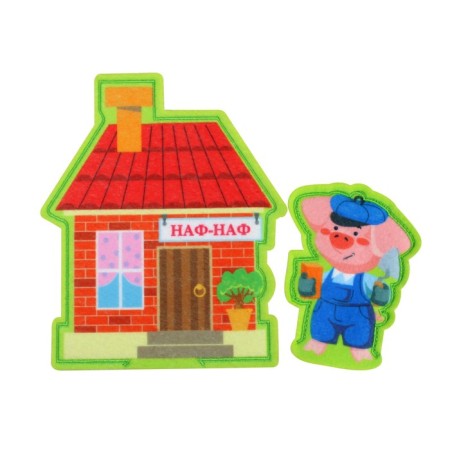 Finger Puppet Theater "Three Pillings", 7 dolls