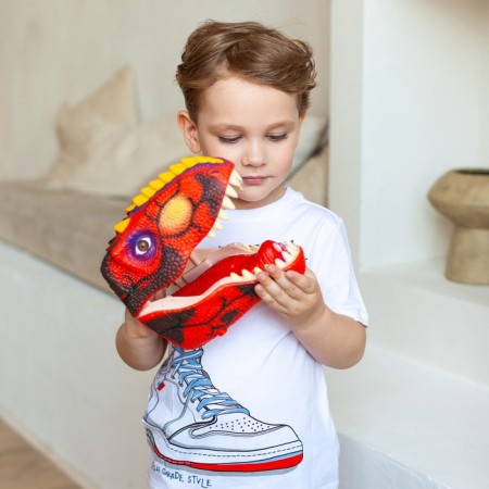 Lapal bubble generator "World of dinosaurs: tyrannosaurus", red color-6