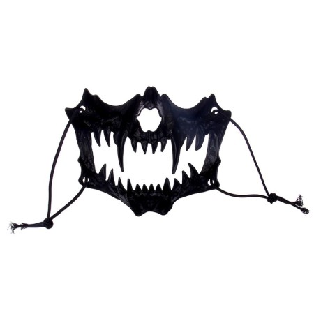 Carnival mask "jaw", black color-2