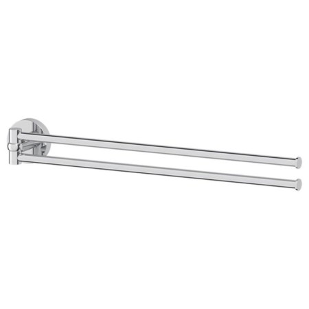 Two -rotary towels double 40 cm, chrome, artwelle