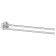 Two -rotary towels double 40 cm, chrome, artwelle