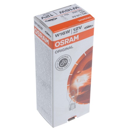 Car lamp OSRAM, W16W, 12V, 16 W, W2.1X9.5D-2