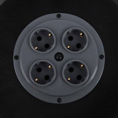 Metal coil, 4 sockets, s/h, IP20, 16 A, UHL2, gray-1