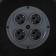 Metal coil, 4 sockets, s/h, IP20, 16 A, UHL2, gray