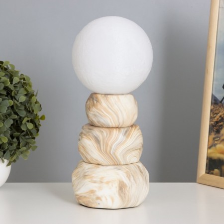 Amani desktop lamp 1x40W E14 beige 11.5x11.5x28cm