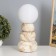 Amani desktop lamp 1x40W E14 beige 11.5x11.5x28cm