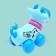 Clothing toy "cow", color mix