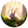 Figure puzzle "Rabbit", size 25 cm
