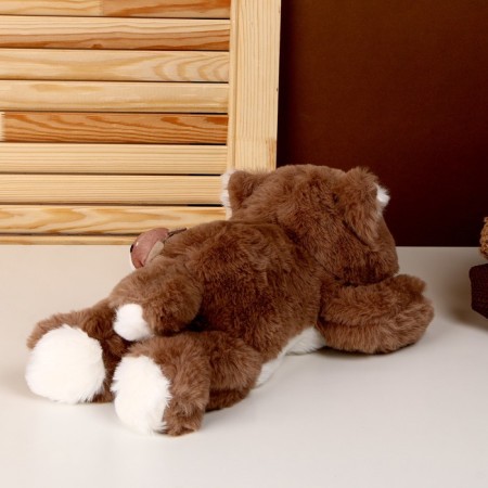 Soft toy "Dog", 33 cm, brown color-2