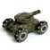 The radio -controlled “fighter” tank works on the battery, shoots hydrogel bullets, green color