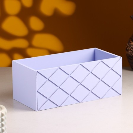 Wooden Kashpo "Hellas Big, Pack", 25 × 12.5 × 10 cm lavender