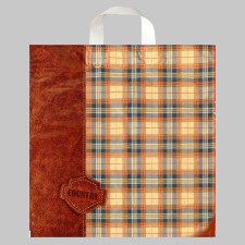Country package, polyethylene with a loop pen, 40 x 42 cm, 45 μm