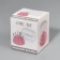 Tree stand stand, round, 48 departments, 7.5 × 7.5 cm, with a lid, in a cardboard box, pink color