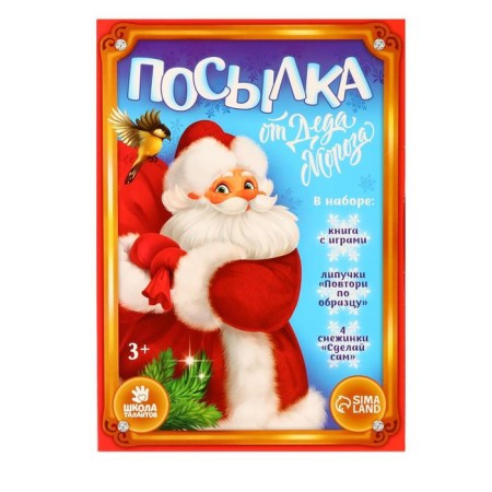 New Year's gift. Developing set with games "New Year! Parcel from Santa Claus "-6