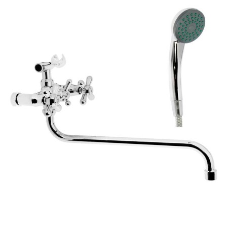 Accoona A7372 bath mixer, double -leaf, pour 300 mm, chrome