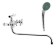 Accoona A7372 bath mixer, double -leaf, pour 300 mm, chrome