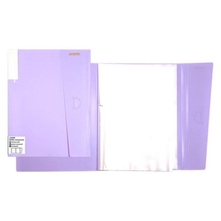 Folder 40 Boils A3 500 μm Devente Pastel texture "Sand", valve, lilac