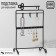 Top for jewelry "Key" 20 × 10 × 26, black color