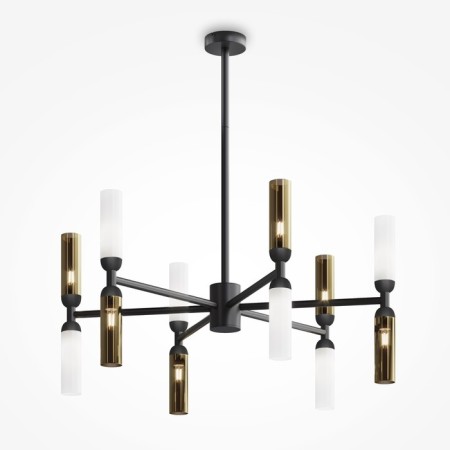 Suspension lamp Maytoni Mod177PL-12G, 12XG9, 28W, 65x65x66 cm, black color
