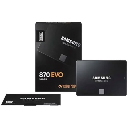 SSD Samsung 2.5 "870 EVO 500 GB SATA III 3BIT MLC (TLC) MZ-77E500BW-7