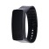 Watch of wrist, electronic "glare", silicone strap, dial 5 x 2 cm, black