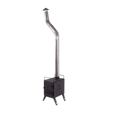 Fireplane stove "Rastype" Heavy is small with screens, corner pipes and fungus