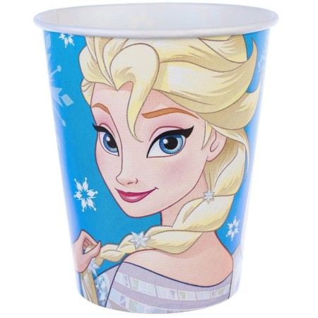A glass of paper "Happy Birthday!", 250 ml, cold heart-1