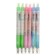 Gel handle, automatic 0.5 mm, black rod, Mix case with a pattern (barcode on a piece)