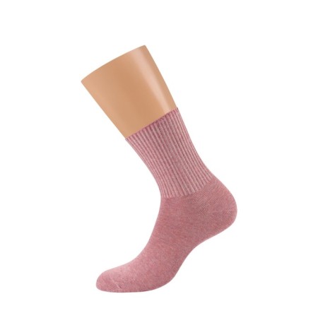 Women's socks mini cotone, size 39-41, Fuxia color-1
