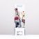Package for the bottle "pair", white 12 x 36 x 9 cm