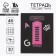 Subject notebook A5, 48 liters on the clip “Neon. English »Soft touch lamp, 3D varnish