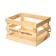 Box for vegetables and fruits, 35 × 28 × 21 cm, wooden, Greengo