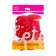 Latex ball 12 ", metal, set 12 pcs., Red color