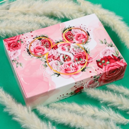 Gift box, folding "March 8" 16x23x7.5 cm, Minnie Mouse-5