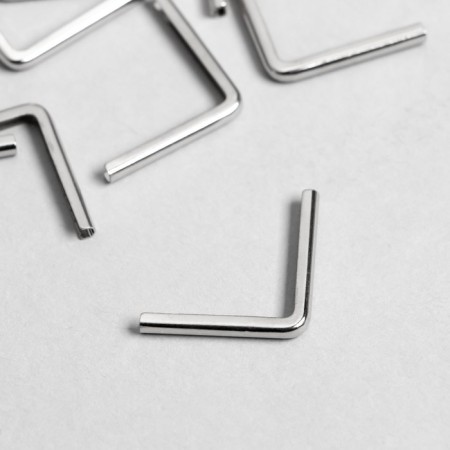 Protective corner for the album metal silver 2.2x3x0.5 cm-1