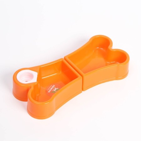 Double Divisive "Association" under the bottle, 26x11.5x4.5 cm, orange