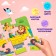 Puzzles 4 in 1 in the metal box “We go, float, fly”, 4, 6, 9, 12 parts