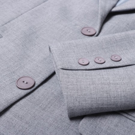 Women's jacket with buttons on the back MIST, R.L-XL, Gray-8