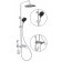 The shower system Fashun A2483-8, a stand, hygienic and hand watering can, brass, white