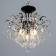 Chandelier "Dalila" 5he14 40W Black gold 40x40x39cm Bayerlux