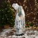 Santa Claus "checkered and with a Christmas tree" 45 cm, gray