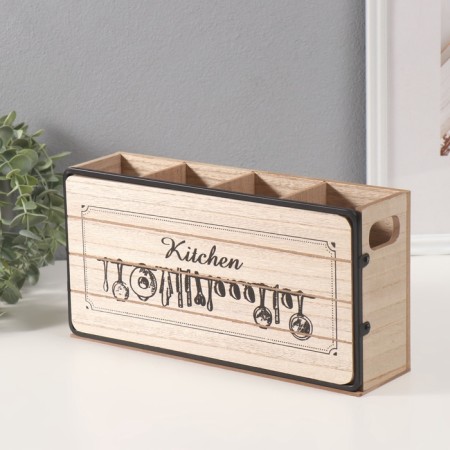 Standing tree with divisions "kitchen accessories" 7.5x30x15 cm-2