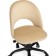 Computer chair Irre Metal/velor, black/beige 56x60x87 cm