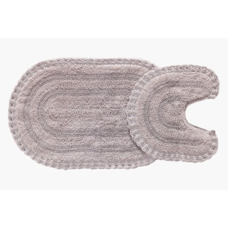 Set of bathroom mats Sofi de Marko Olivia, size 60x100 cm, 50x50 cm, mokko color