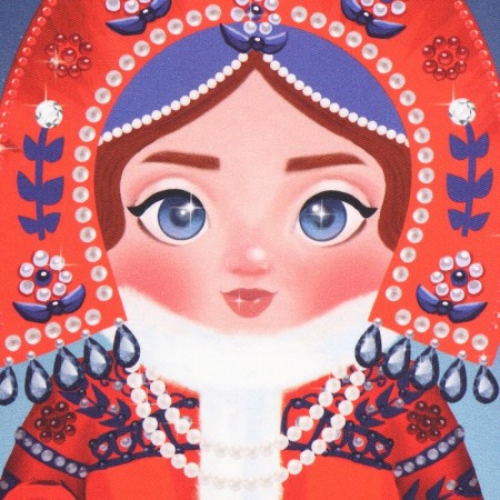 Ethel towel "From Russia with Love" 40x73 cm, 100% HL, sarzha 190 g/m2-2