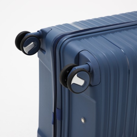 Big suitcase 28 ", lightning department, code castle, 4 wheels, blue color-6