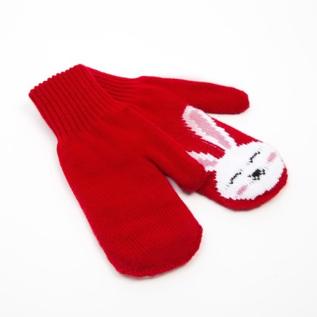 Women's mittens in a gift box "Bunny" r. 19-2