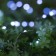 Garland “thread” 10 m dew, IP44, silver thread, 100 led, white glow, 2 modes, solar battery